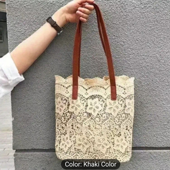 Crochet-like bag for a cute bohemian look! Very cute with a sundress! - Picture 2 of 2